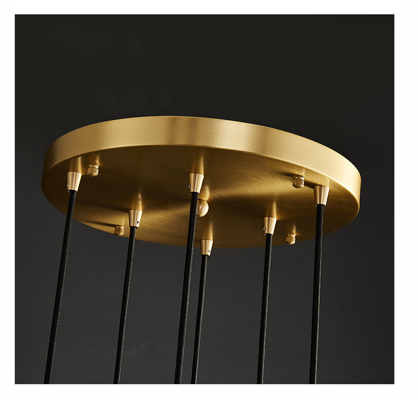 Ceiling canopy for a group of Aurorae Lighting Cubes LED pendant lights