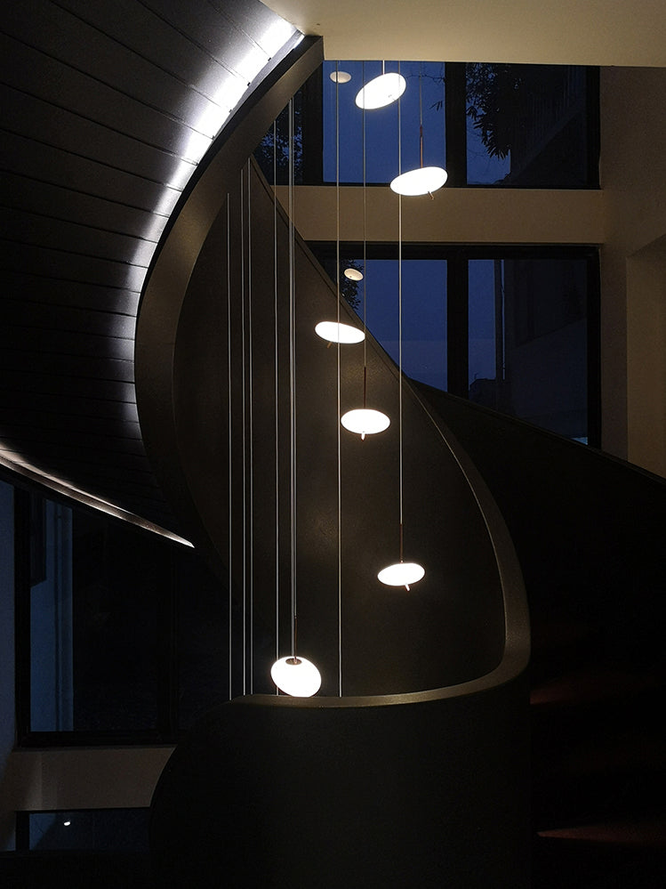 Glass Pebbles Pendant Lighing For Staircase