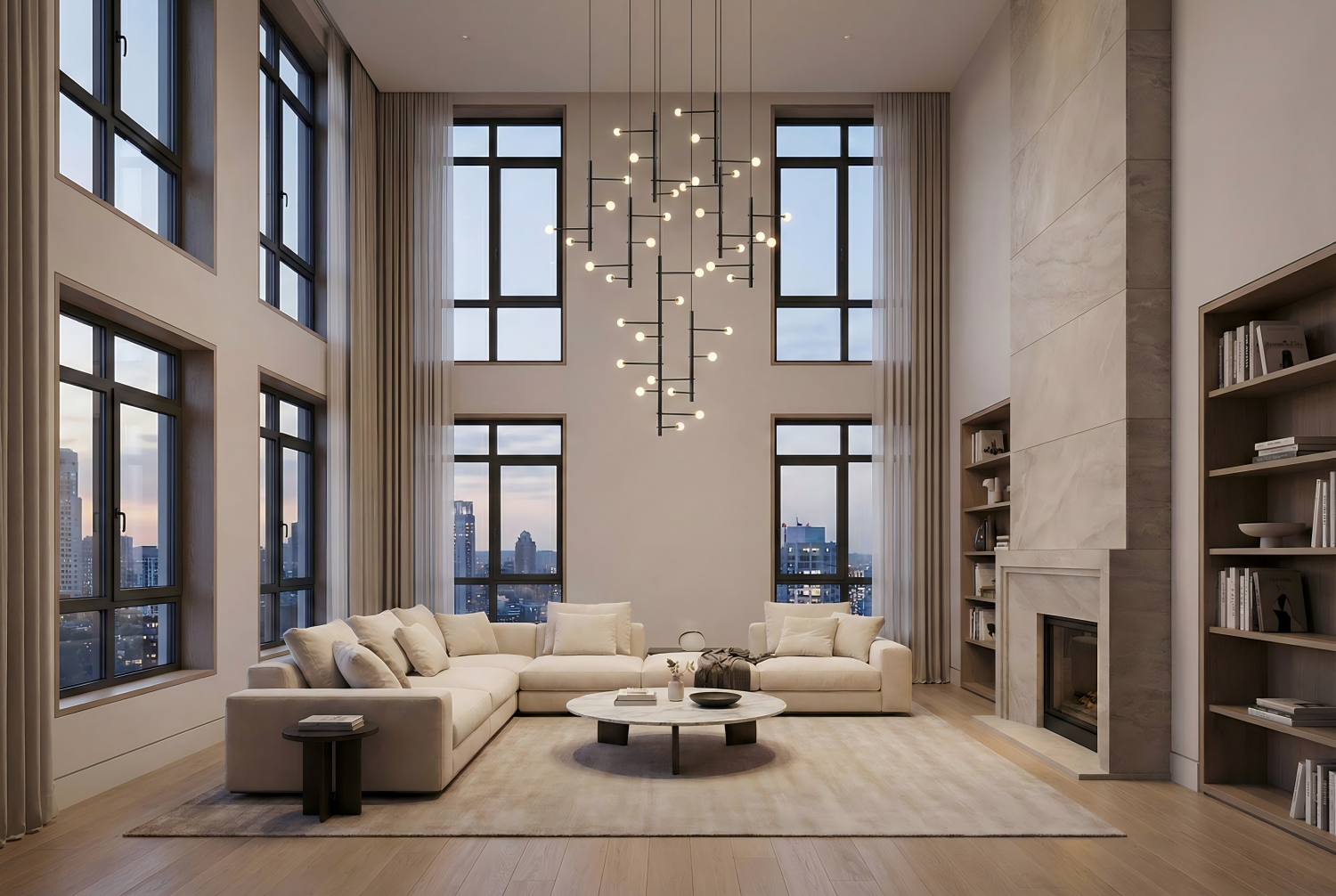 Illuminate Your World: Discover the Timeless Elegance of the Multi-Arm Opal Shade Chandelier by Aurorae Lighting