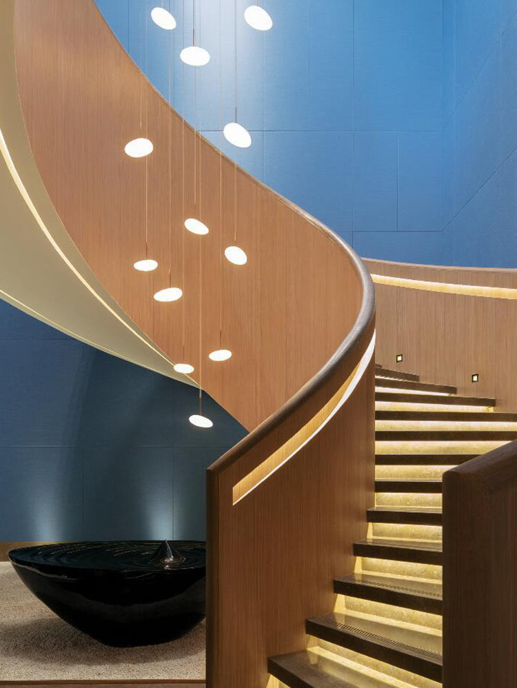 Glass Pebbles stairwell Pendant Lighting Fixtures